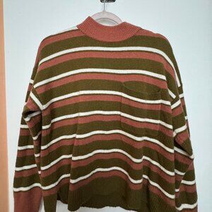Madewell Pocket Sweater in Stripe - Size M